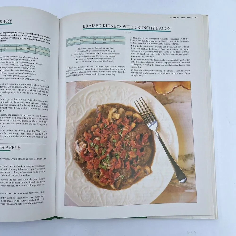 Vintage 1992 Cookbook The Diabetic Cookbook Hardcover with Dust Jacket